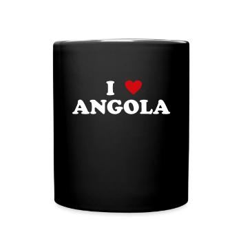 USA State Heart - I Love Alaska - Full Colour Mug - black - Front