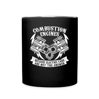 Car Workshop Mechanic Mechanics - Full Colour Mug - black - Front
