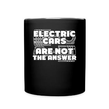 Workshop Mechanic Mechanics Car - Full Colour Mug - black - Front