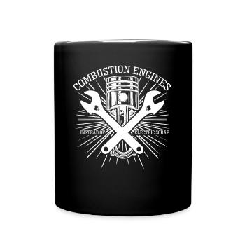 Mécanicien Mécanicien de moteurs à combustion - Mug uni - noir - Devant