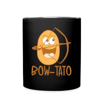 Potato Archery Bow Potatoes - Tasse einfarbig - Schwarz - Vorne
