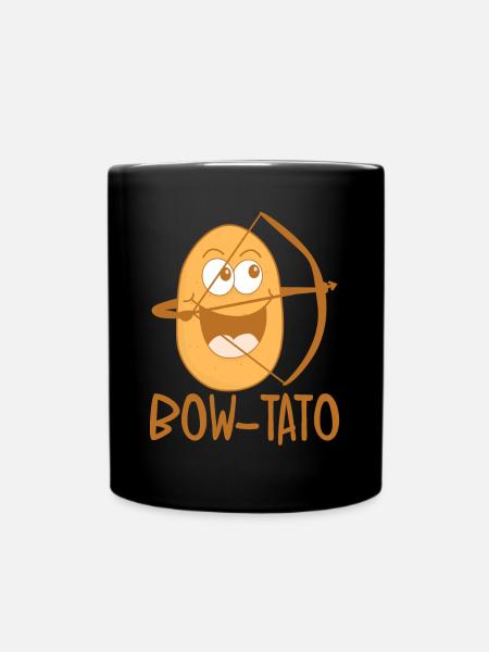 Pommes de terre Tir à l’arc Pommes de terre - Mug uni - noir
