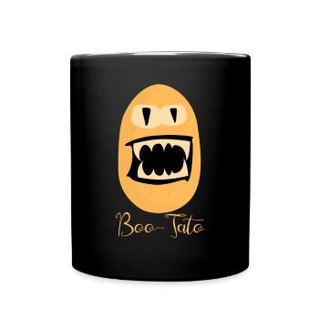 Potato Monster Potatoes - Full Colour Mug - black - Front