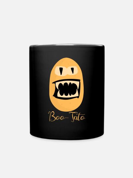 Potato Monster Potatoes - Tasse einfarbig - Schwarz