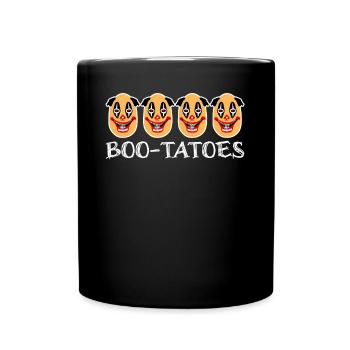 Scary Potato Clowns Potatoes - Full Colour Mug - black - Front