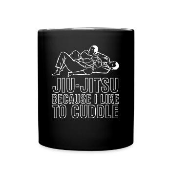 Jiu-Jitsu Joke BJJ Brazilian Ju-Jitsu - Full Colour Mug - black - Front