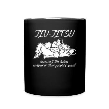 Ju-Jitsu Brasilian Jiu-Jitsu Sweat BJJ - Tasse einfarbig - Schwarz - Vorne