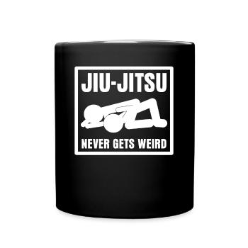 Ju-Jitsu BJJ Brazilian Jiu-Jitsu - Full Colour Mug - black - Front