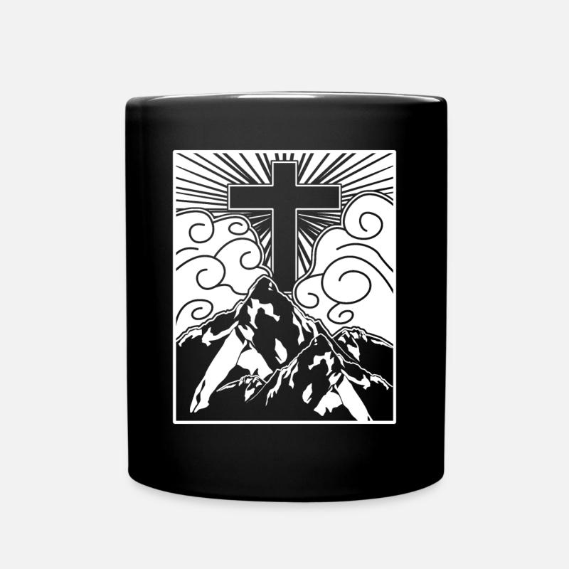 Cross Jesus Christ Christianity - Tasse einfarbig - Schwarz
