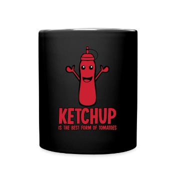 Tomatos Tomato Ketchup - Tasse einfarbig - Schwarz - Vorne