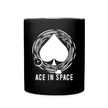 Ace in Space - Full Colour Mug - black - Front