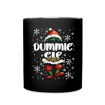 Tenue de Noël Elfe Nul - Mug uni - noir - Devant