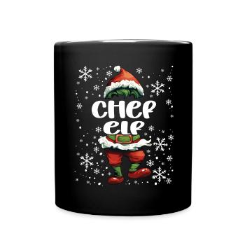 Christmas Outfit Elf - Full Colour Mug - black - Front