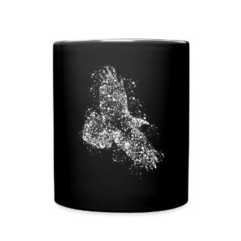 Raven Ravens Crows Crow - Tasse einfarbig - Schwarz - Vorne