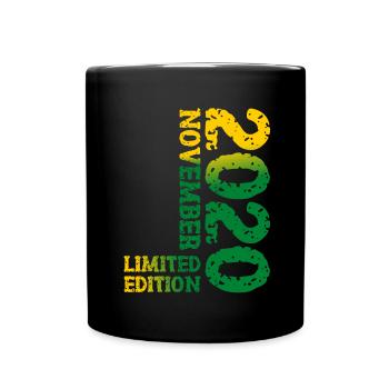 Décorations du 3e anniversaire en édition limitée de novembre 2020 - Mug uni - noir - Devant