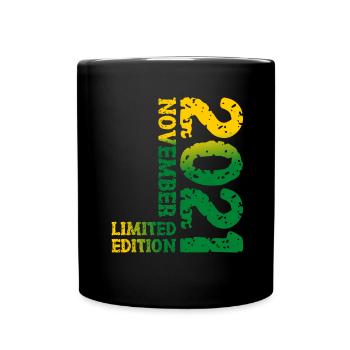 2021 November Limited Edition 2nd Birthday Decorations - Full Colour Mug - black - Front