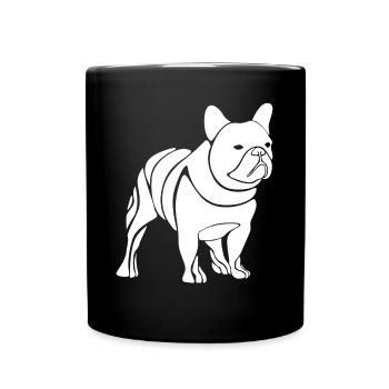 Bouledogue Français French Bulldog - Full Colour Mug - black - Front