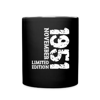 1951 novembre Limited Edition 72e anniversaire décoration - Mug uni - noir - Devant