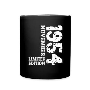 1954 November Limited Edition 69th Birthday Decoration - Full Colour Mug - black - Front