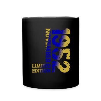 1952 November Limited Edition 71st Birthday Decoration - Full Colour Mug - black - Front