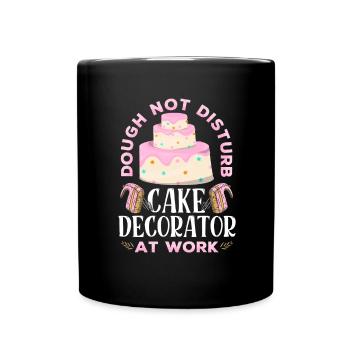 Cupcake-künstler Backt - Tasse einfarbig - Schwarz - Vorne