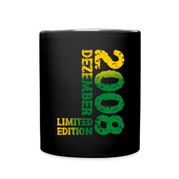 2008 Décembre Édition Limitée 15e Anniversaire Décoration - Mug uni - noir - Devant