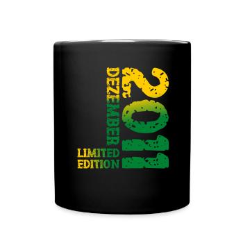 2011 Décembre Édition Limitée 12e Anniversaire Décoration - Mug uni - noir - Devant