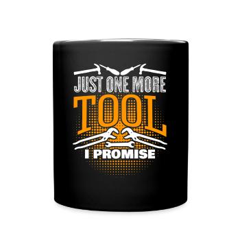 Tools Craftsman Tool DIY - Tasse einfarbig - Schwarz - Vorne