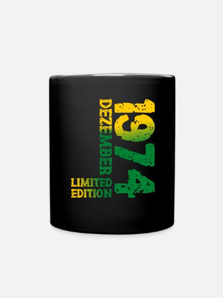 1974 décembre Limited Edition 49e anniversaire décoration - Mug uni - noir