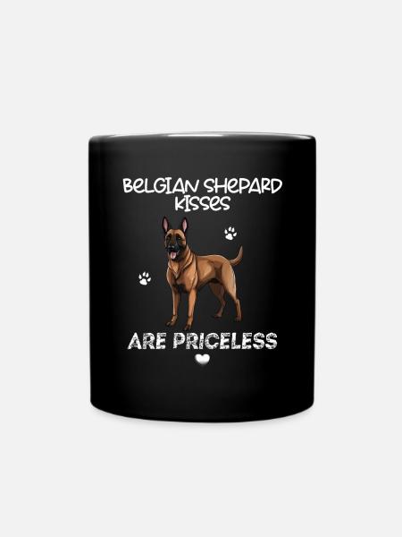 Les baisers de berger belge n’ont pas de prix Malli Mali - Mug uni - noir