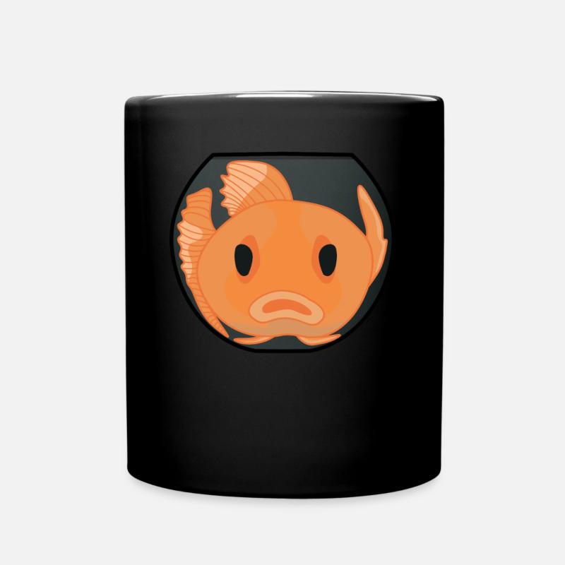 Poisson rouge Poisson rouge Poissons rouges - Mug uni - noir