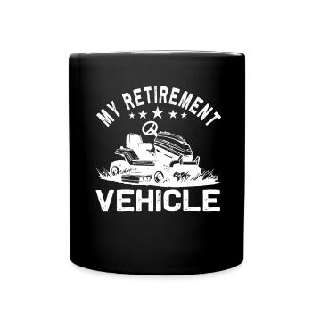Drôle de jardinier pour les tondeuses de course - Mug uni - noir - Devant