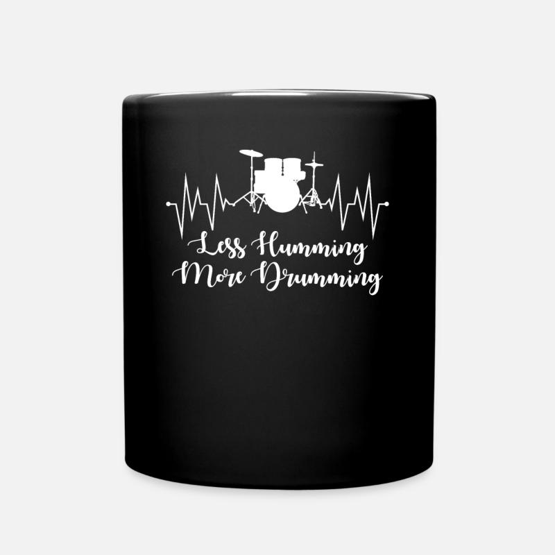 Drummer Drum Drums Drumset - Tasse einfarbig - Schwarz