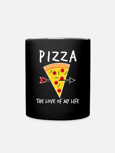 Pizza Pizzaria Restaurant - Tasse einfarbig - Schwarz