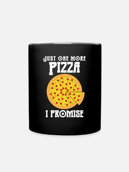 Pizza Pizzaria Pizzas - Tasse einfarbig - Schwarz