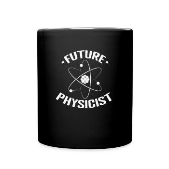 Future Physicist Natural Science - Full Colour Mug - black - Front