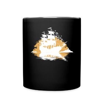Sea Shanty Design pour les proches tout en chantant - Mug uni - noir - Devant
