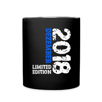 2018 December Limited Edition 5th Birthday Decoration - Full Colour Mug - black - Front