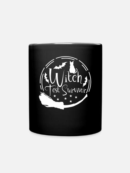 Test de sorcière Balai de sorcière Sorcellerie - Mug uni - noir