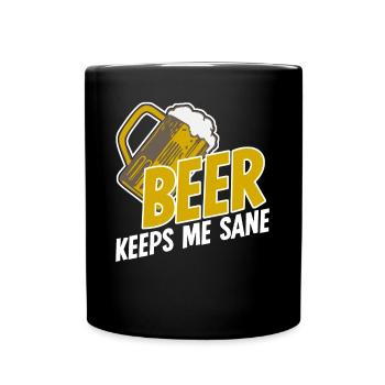 Beer Brewing Craft Beer - Full Colour Mug - black - Front
