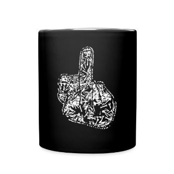 Middle Finger Tools Misanthrope - Tasse einfarbig - Schwarz - Vorne