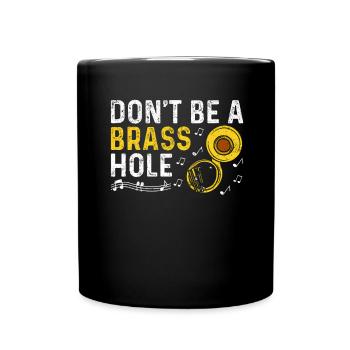 Funny Sousaphone Brass Band Player Marching Band - Full Colour Mug - black - Front