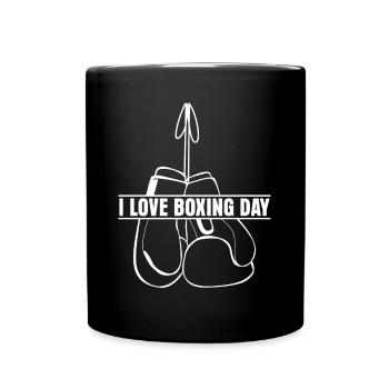 Boxing Day Gloves Boxer - Tasse einfarbig - Schwarz - Vorne