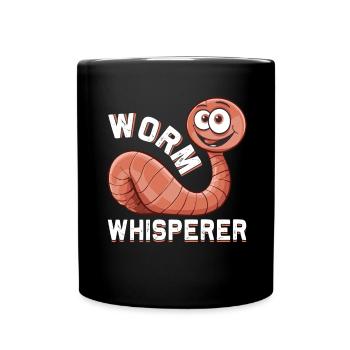 Drôle de ver de terre compostage vermifuge - Mug uni - noir - Devant