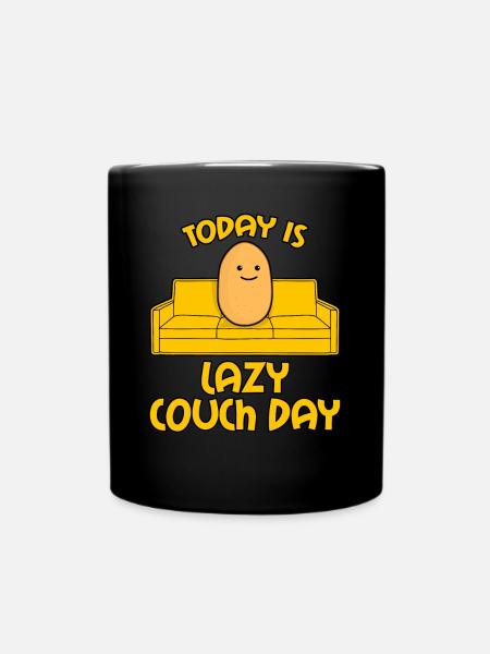 Potato Couch Sofa - Tasse einfarbig - Schwarz