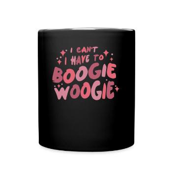 Boogie Woogie Retro Tanzen Swing - Tasse einfarbig - Schwarz - Vorne