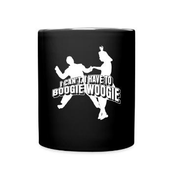 Boogie Woogie Dancing Swing - Tasse einfarbig - Schwarz - Vorne