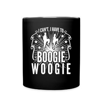 Boogie Woogie Swing Dancing - Tasse einfarbig - Schwarz - Vorne