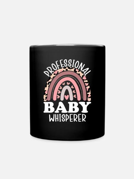 Professioneller Babyflüsterer Geburt Mutterschaft - Tasse einfarbig - Schwarz