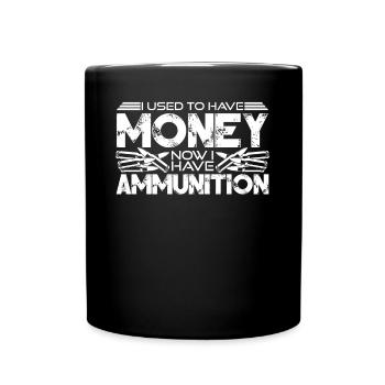 Armes à feu Fusil Armes à feu Pistolet Pistolet - Mug uni - noir - Devant